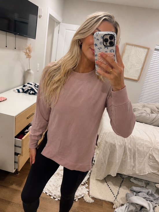 GAP Tops - GAP pink long sleeve XS
